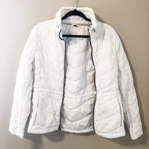 Guess Jackets & Coats Guess White Puffer Coat Poshmark